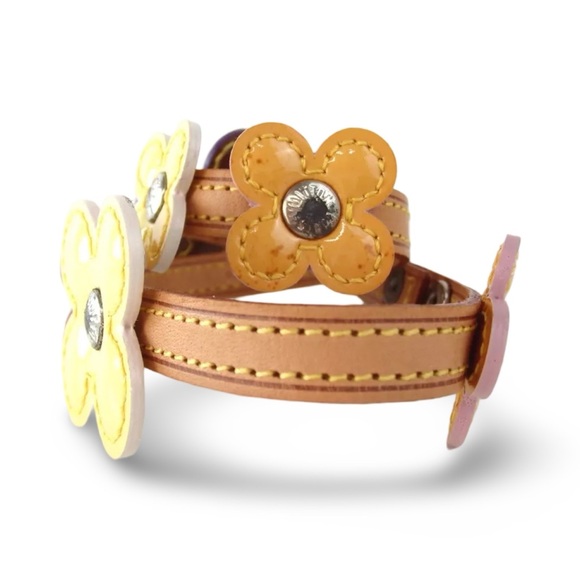 Authentic Louis Vuitton Flower Lexington Vernis Choker Bracelet - Picture 2 of 11